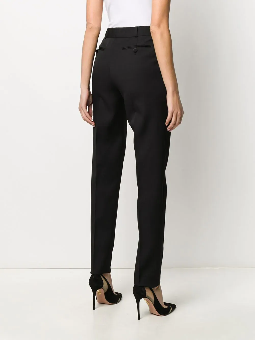 Saint Laurent Tuxedo Straight Leg Pants