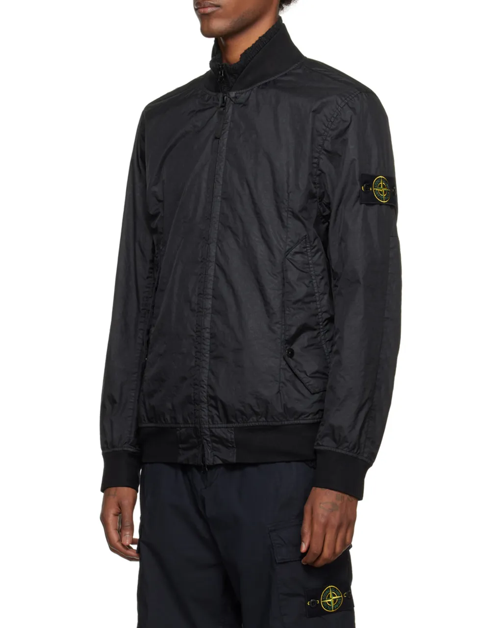 Stone Island Zip-Up Bomber Jacket