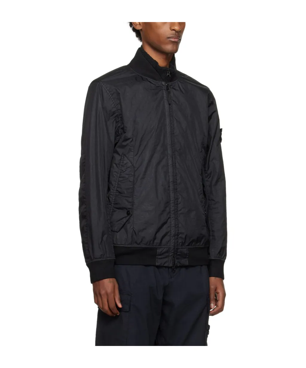 Stone Island Zip-Up Bomber Jacket