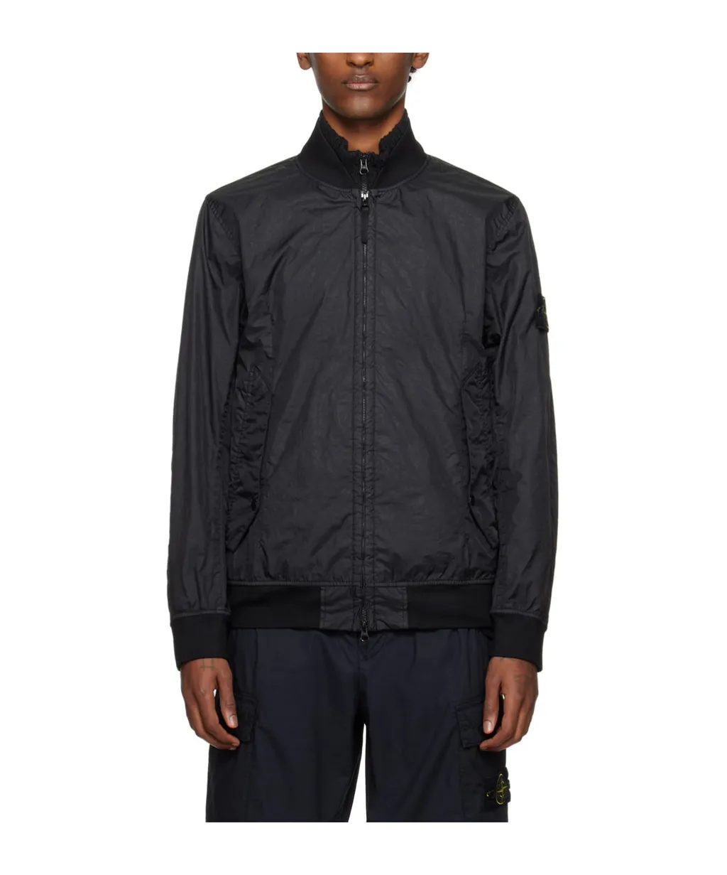 Stone Island Zip-Up Bomber Jacket