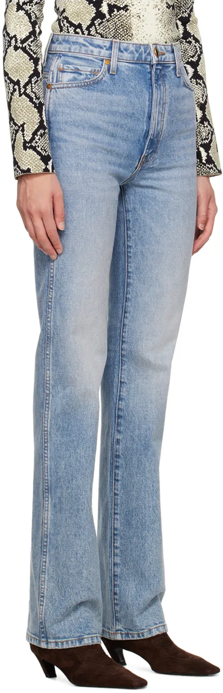 Khaite Danielle Straight Leg Jeans