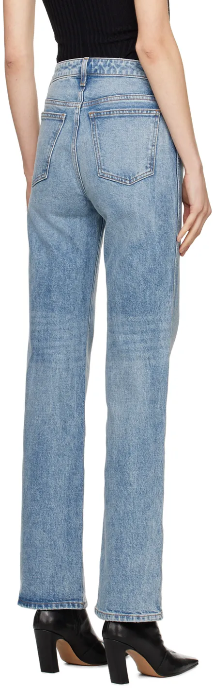 Khaite Danielle Straight Leg Jeans