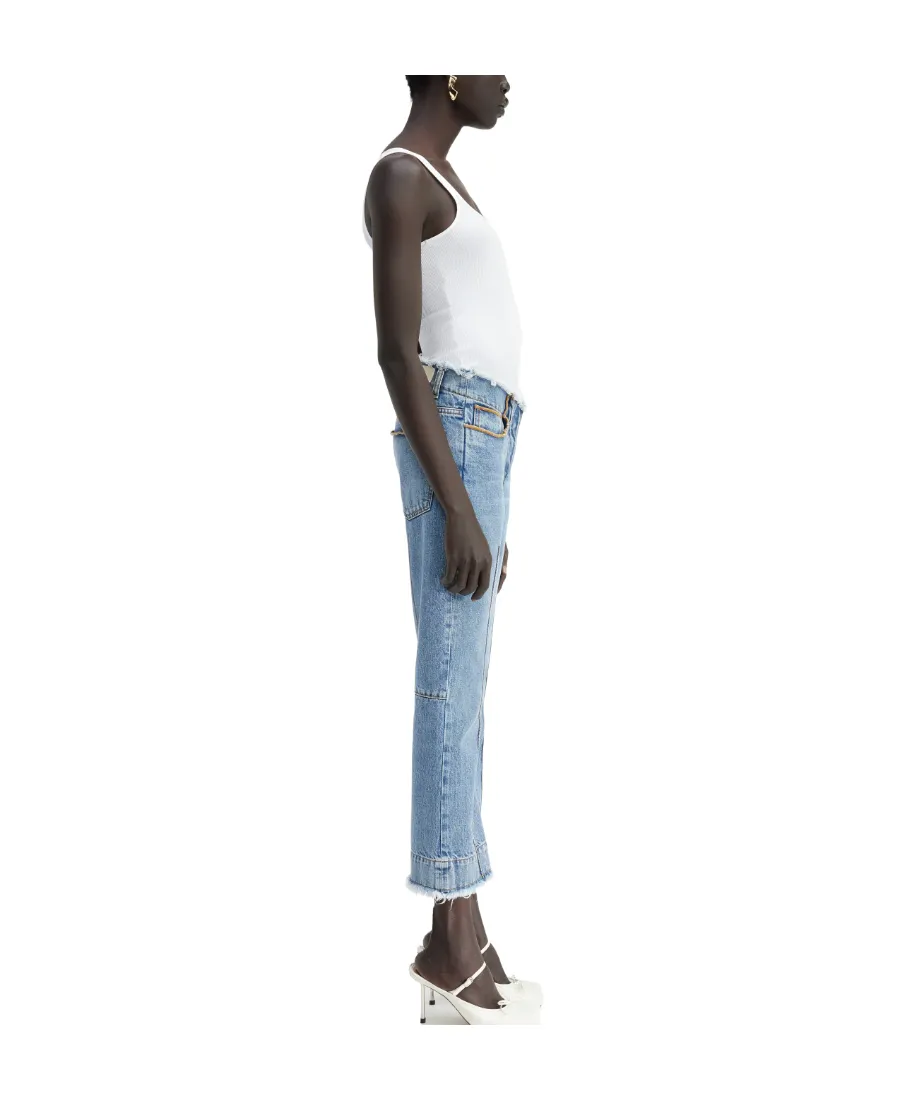 Straight Denim Trousers