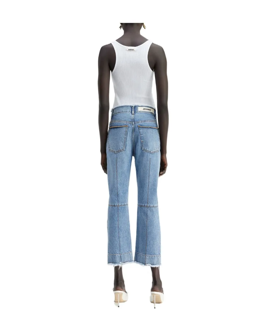Straight Denim Trousers