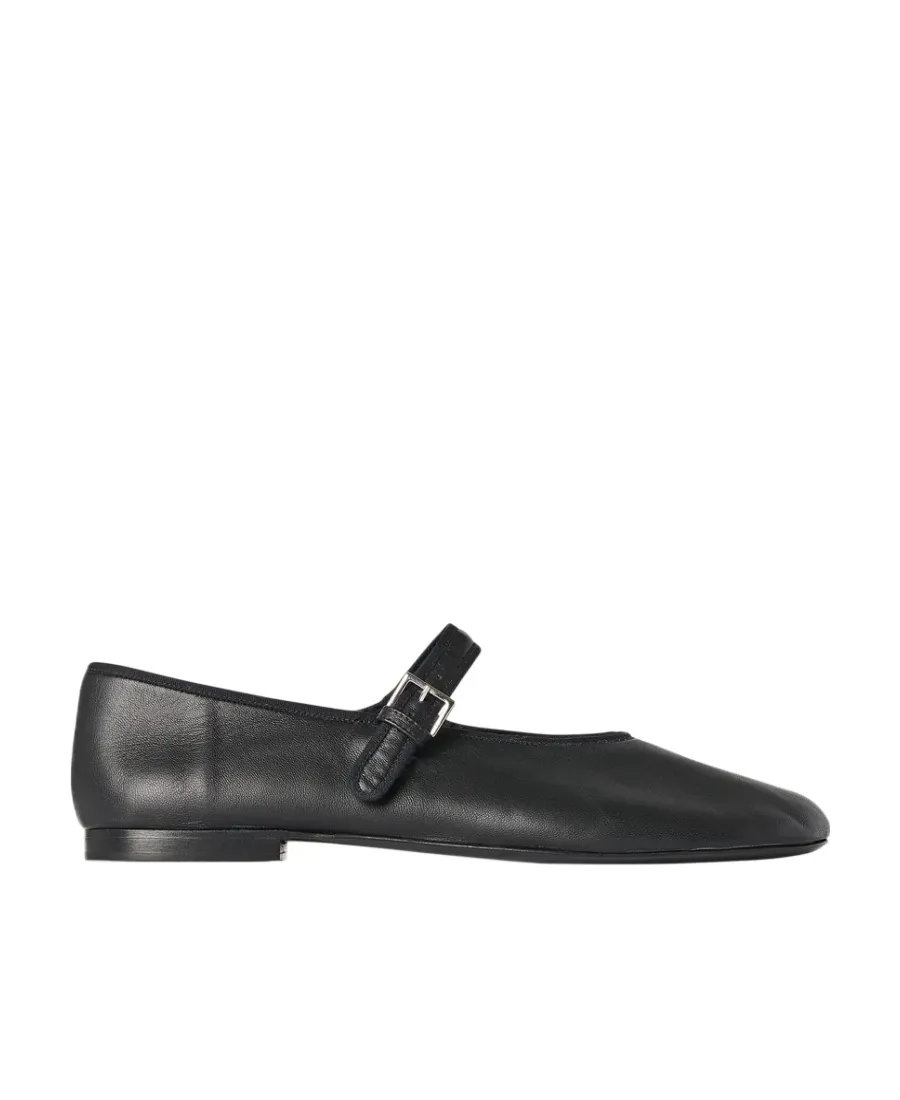 The Row Boheme Mj Round-Toe Flat Ballerina Shoes