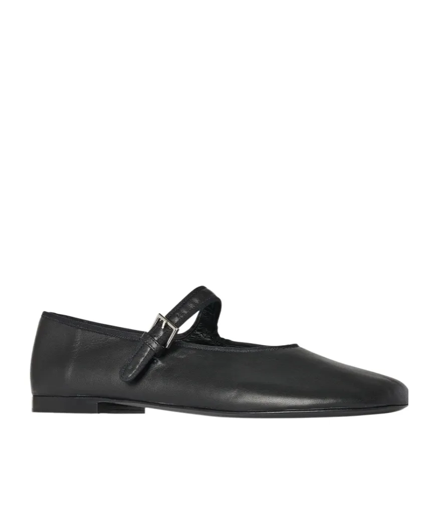 The Row Boheme Mj Round-Toe Flat Ballerina Shoes