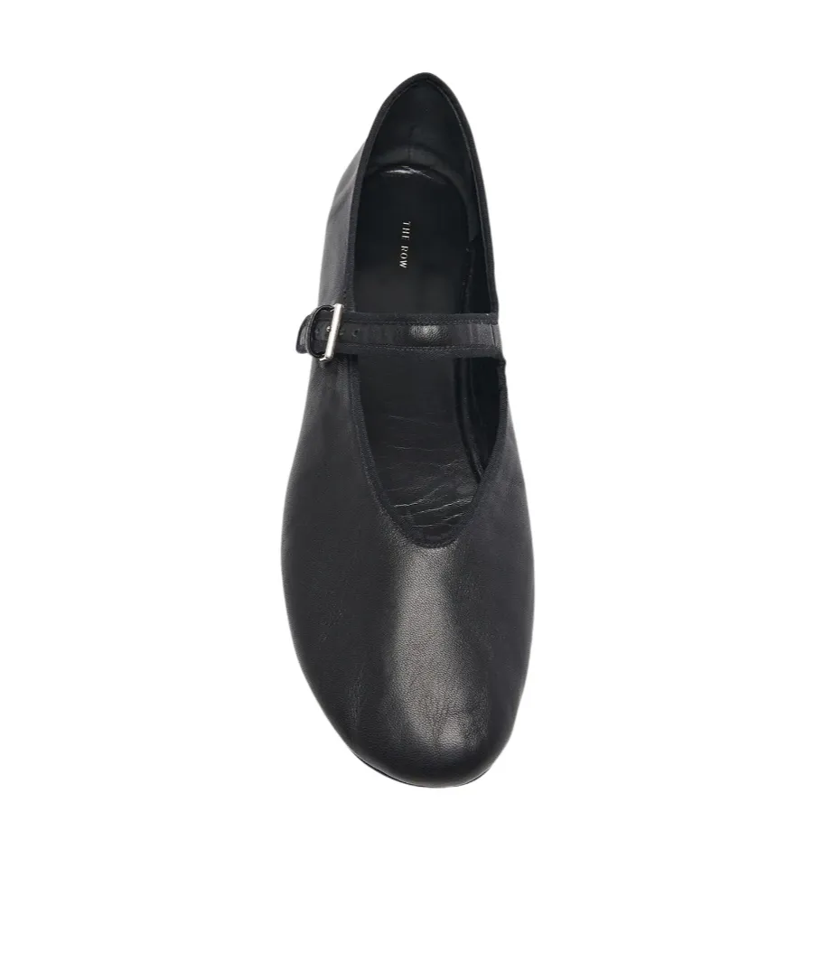 The Row Boheme Mj Round-Toe Flat Ballerina Shoes