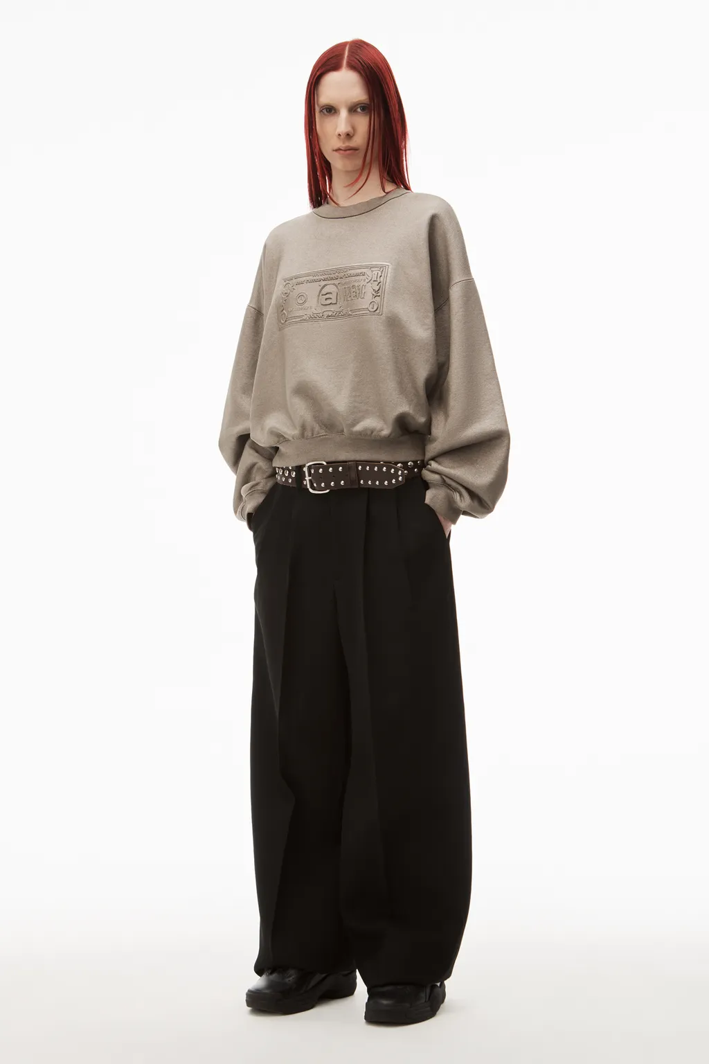 Alexander Wang Dollar Bill Crewneck Sweatshirt