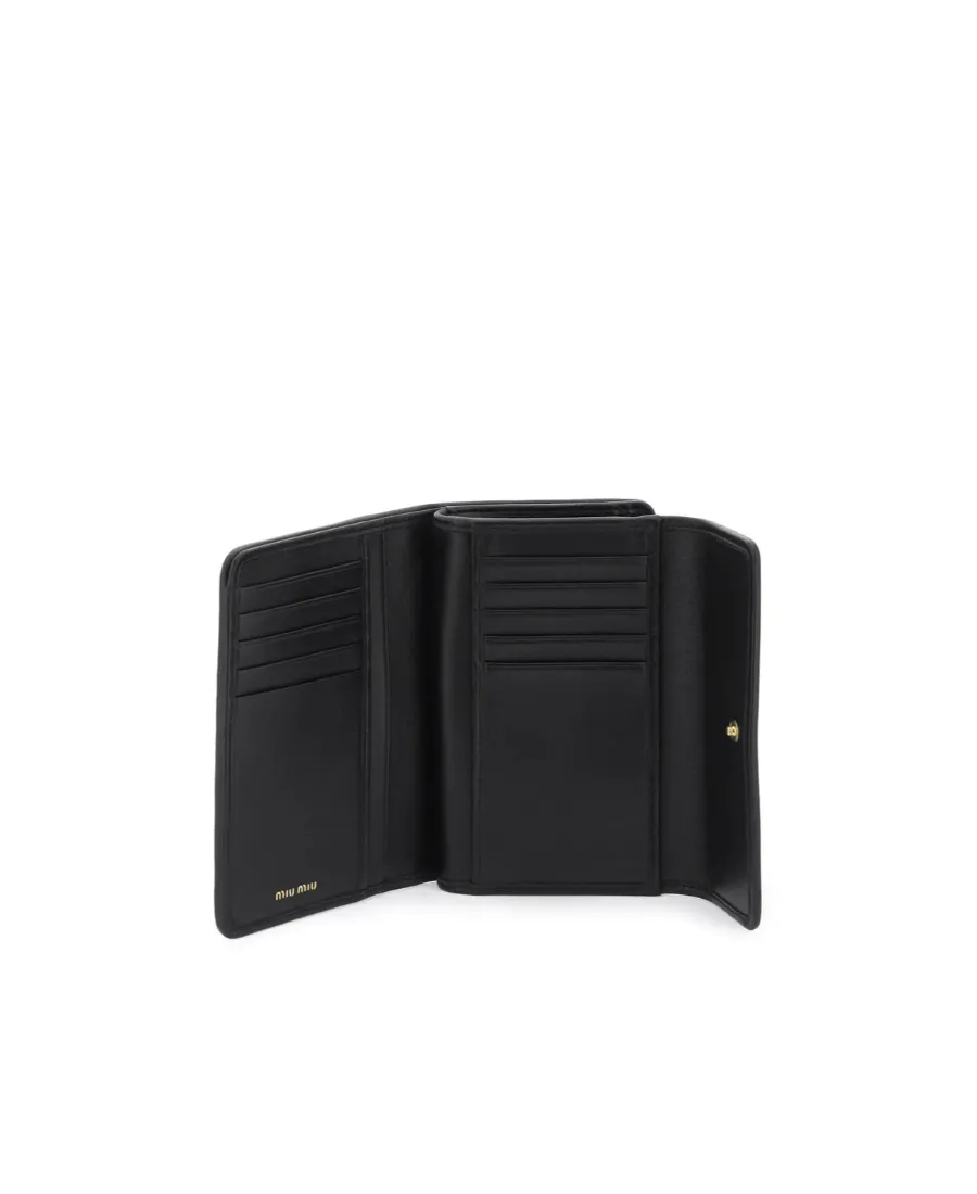 Logo-Lettering Matelassé Wallet