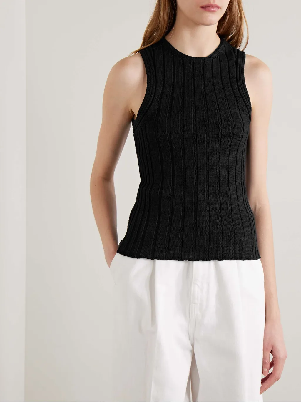 Sleeveless Knitted Vest