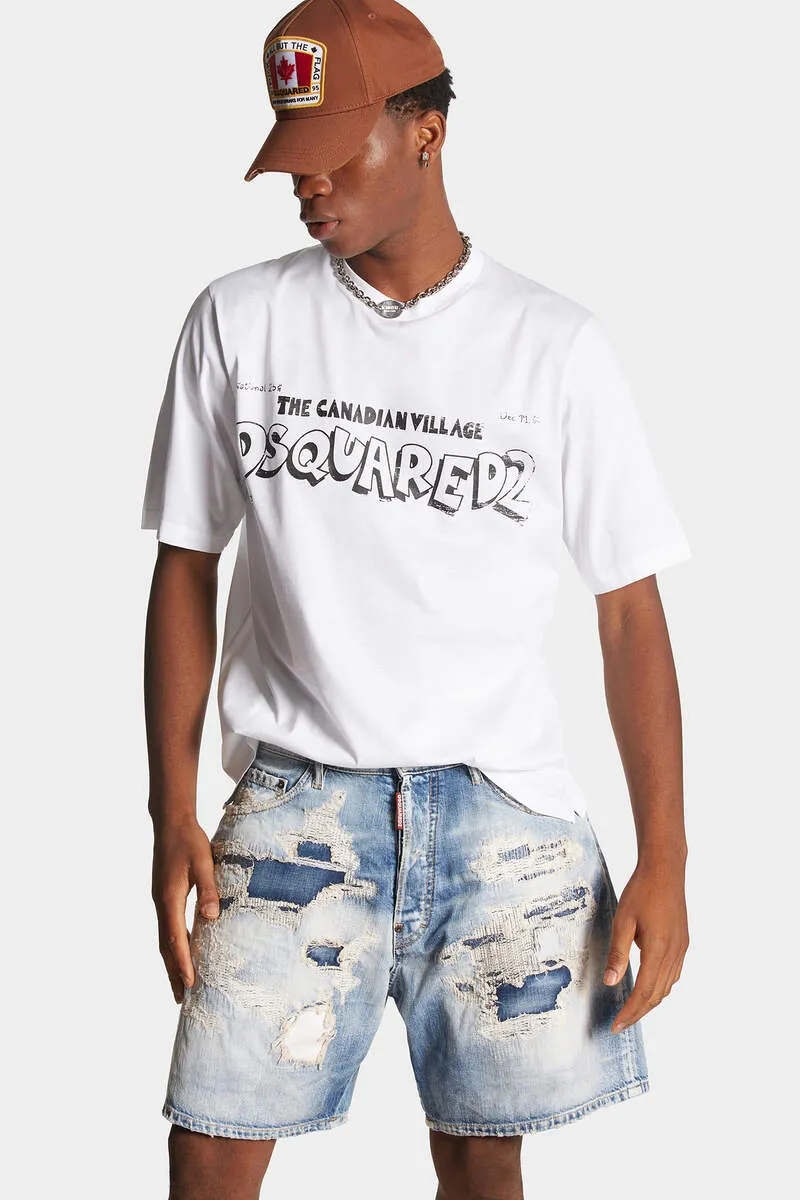 Dsquared2 Logo Printed Crewneck T-Shirt