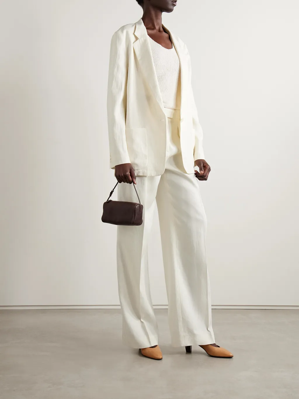 The Row Enza Single Breasted Tailored Blazer