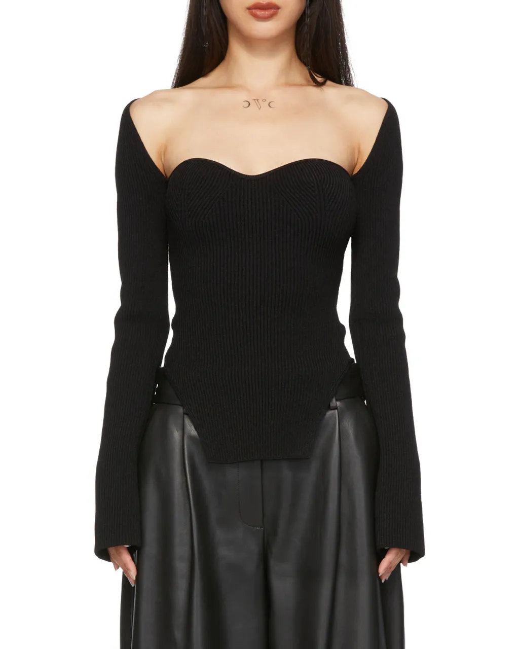 Khaite Maddy Knitted Long Sleeved Top