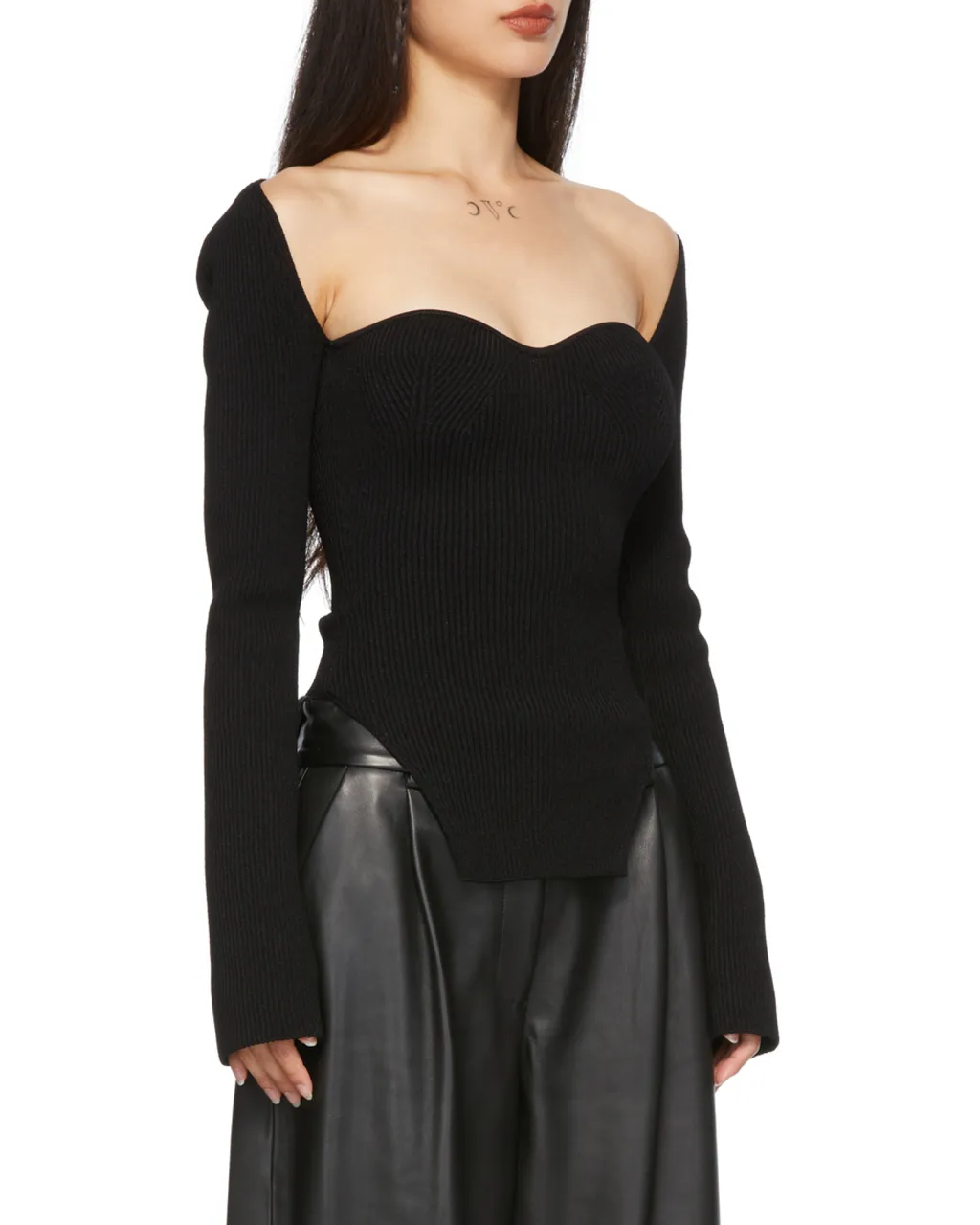 Khaite Maddy Knitted Long Sleeved Top