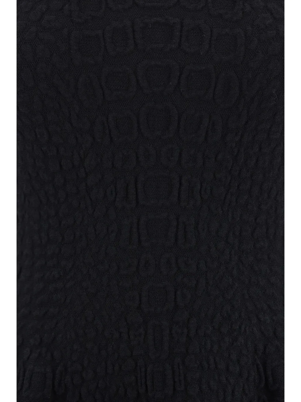 AlaÏA Embossed Sleeveless Mini Dress