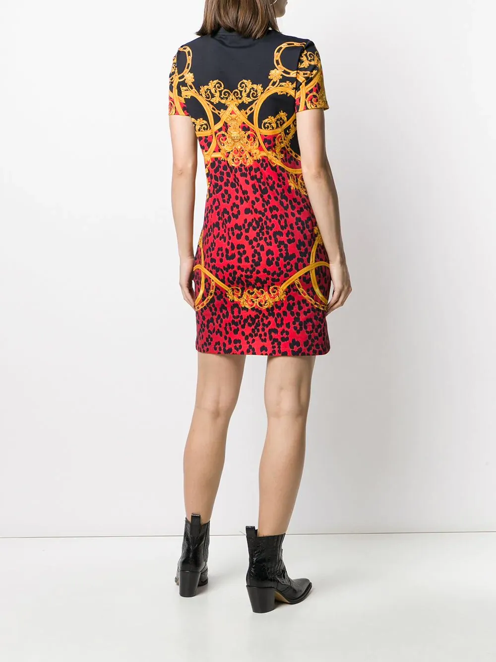 Leopard Print T-Shirt Dress