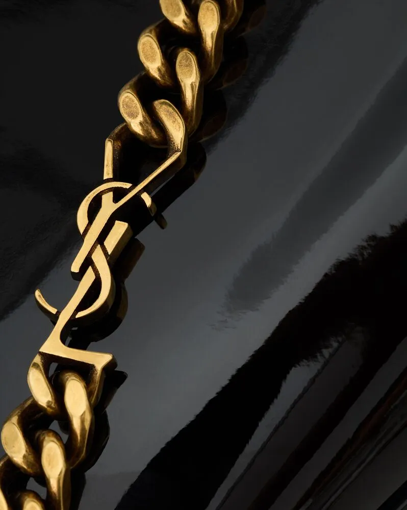Saint Laurent Rendez-Vous Logo Detailed Shoulder Bag