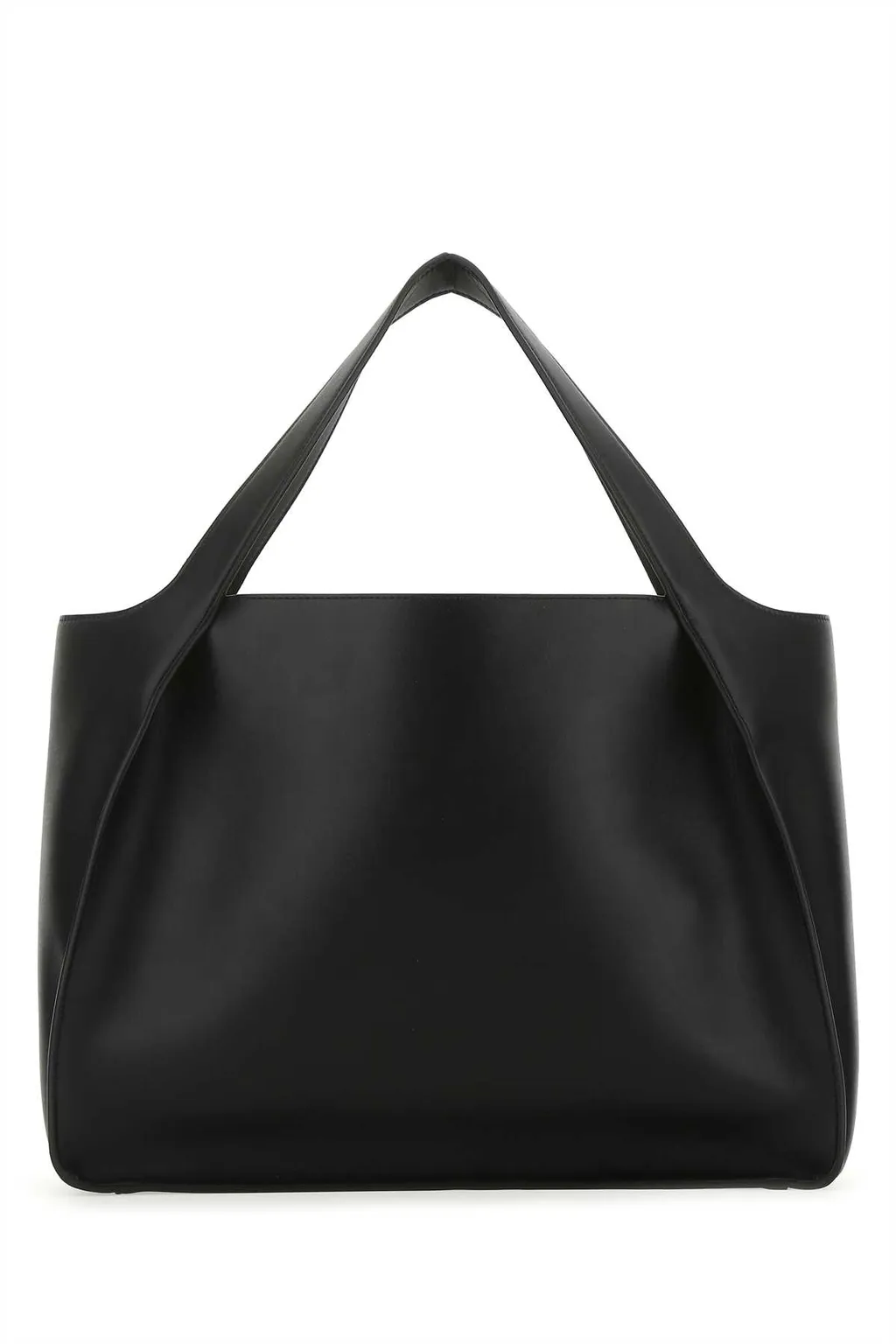 Stella Mccartney Logo Perforated Open Top Tote Bag