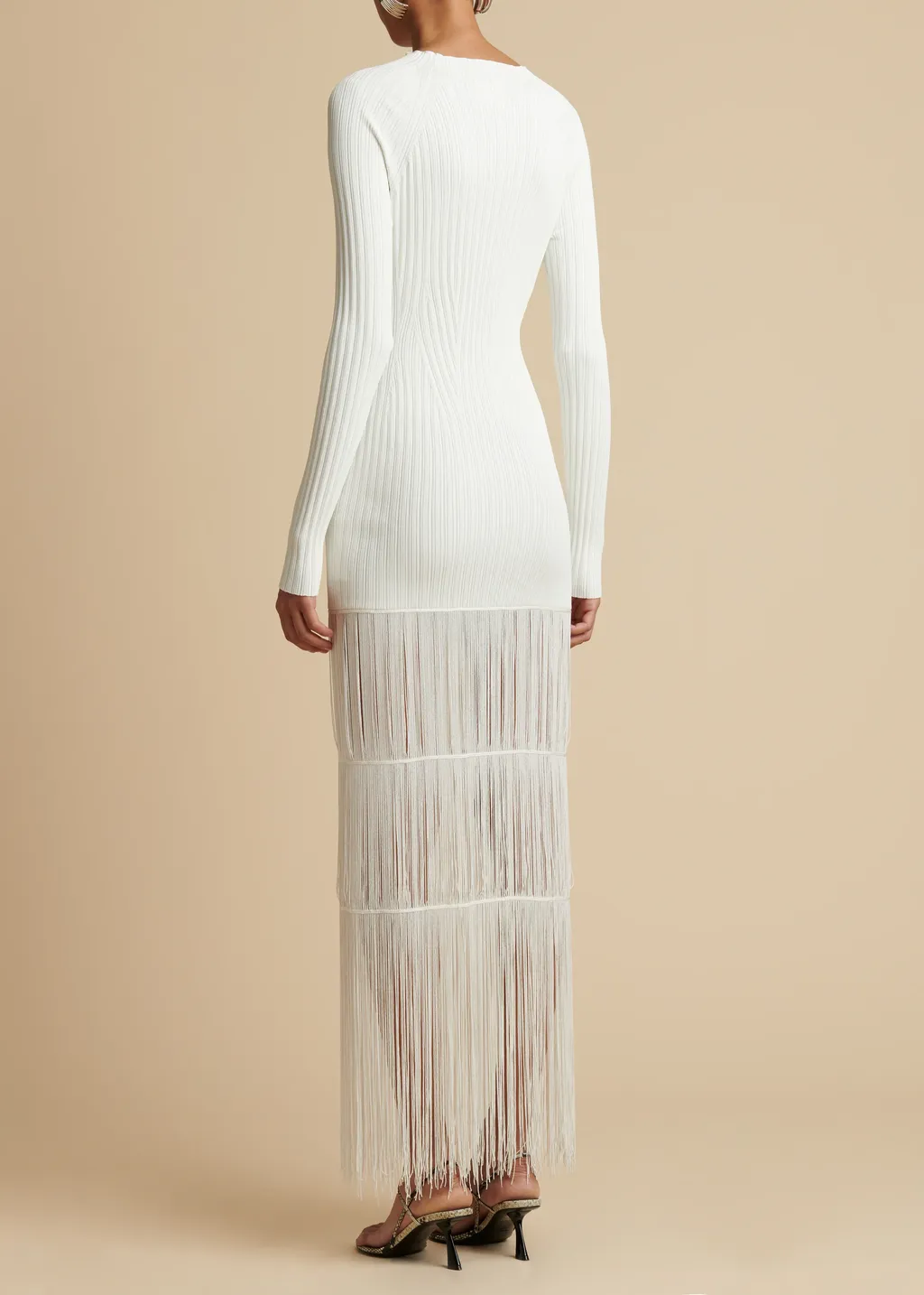 The Cedar Fringed Knitted Dress