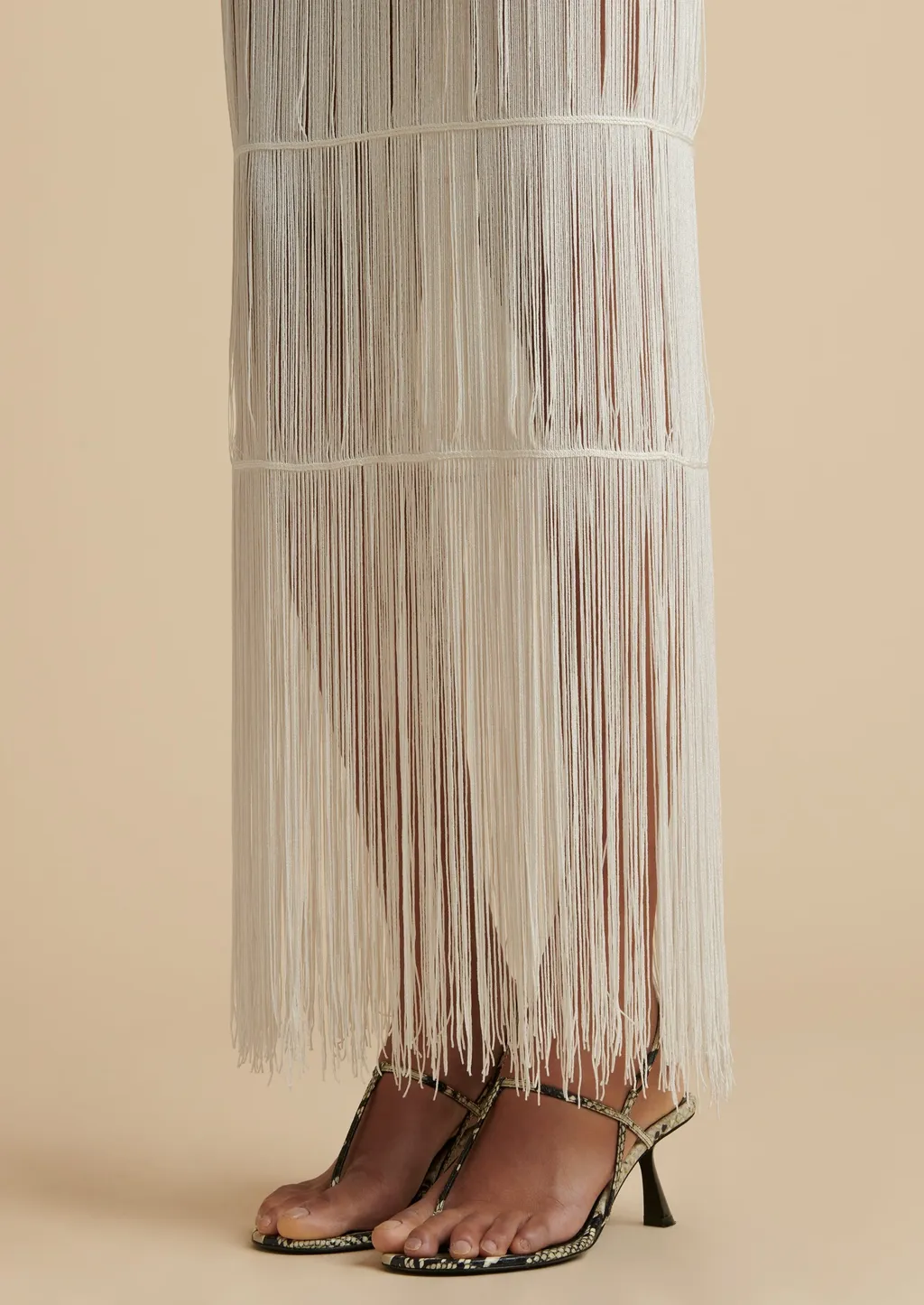 The Cedar Fringed Knitted Dress