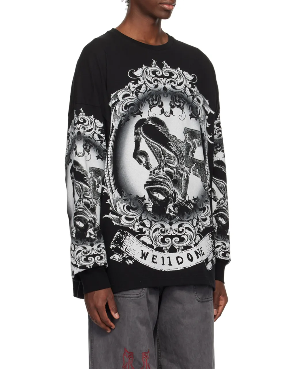 Printed Long-Sleeved T-Shirt