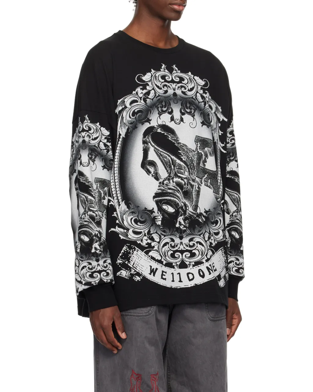 Printed Long-Sleeved T-Shirt