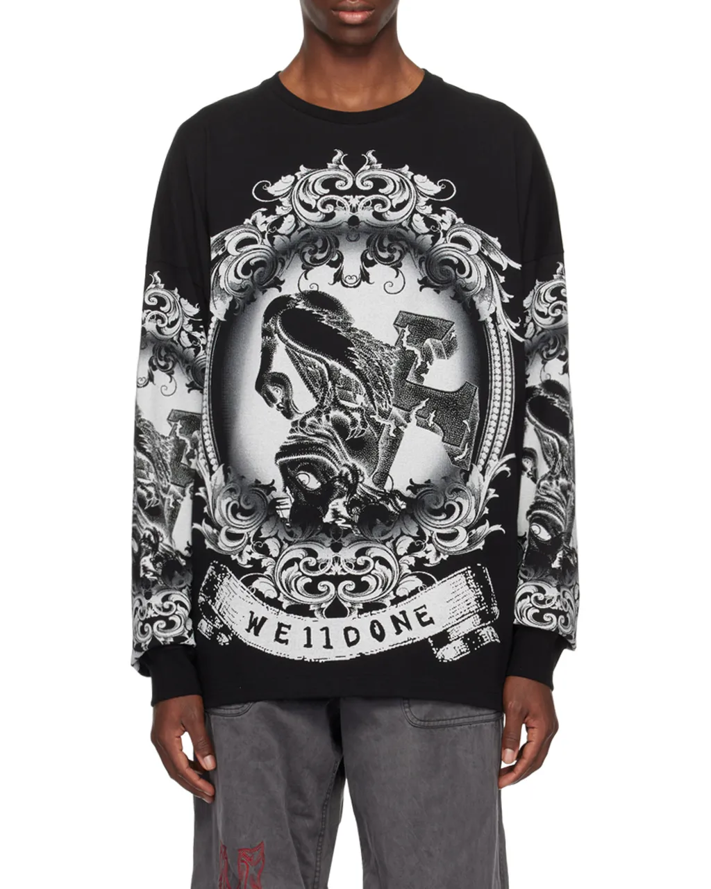 Printed Long-Sleeved T-Shirt