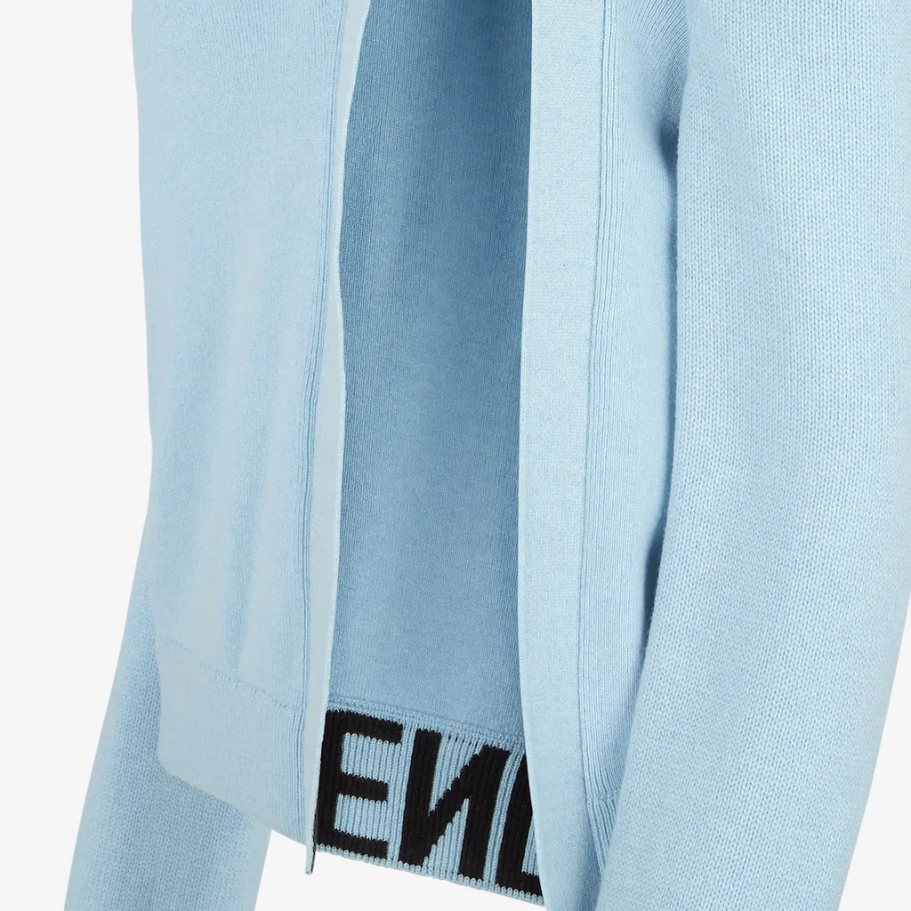 Fendi Twist Detailed Knit Cardigan