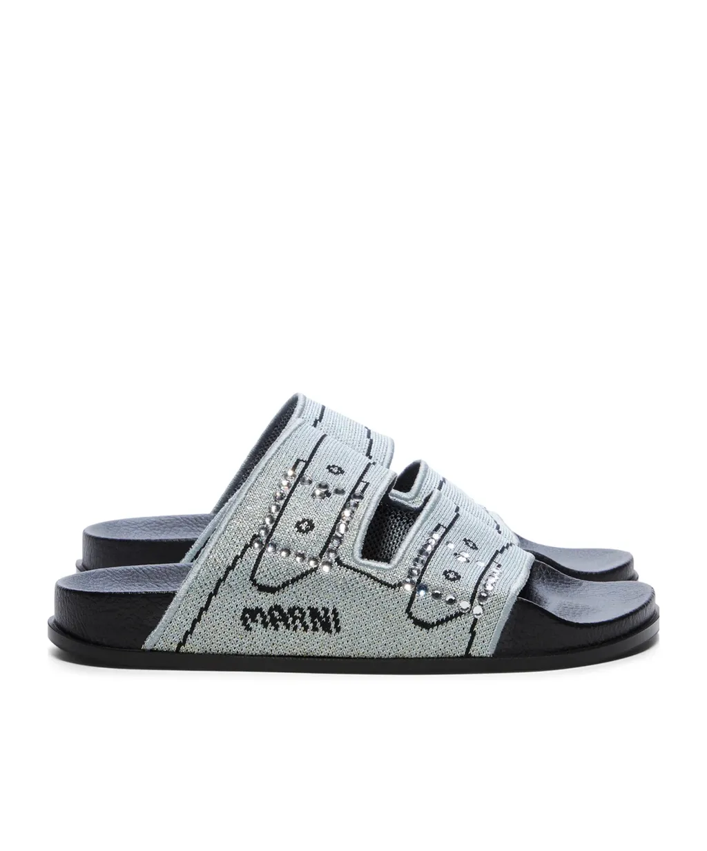 Jacquard Logo Flip-Flops