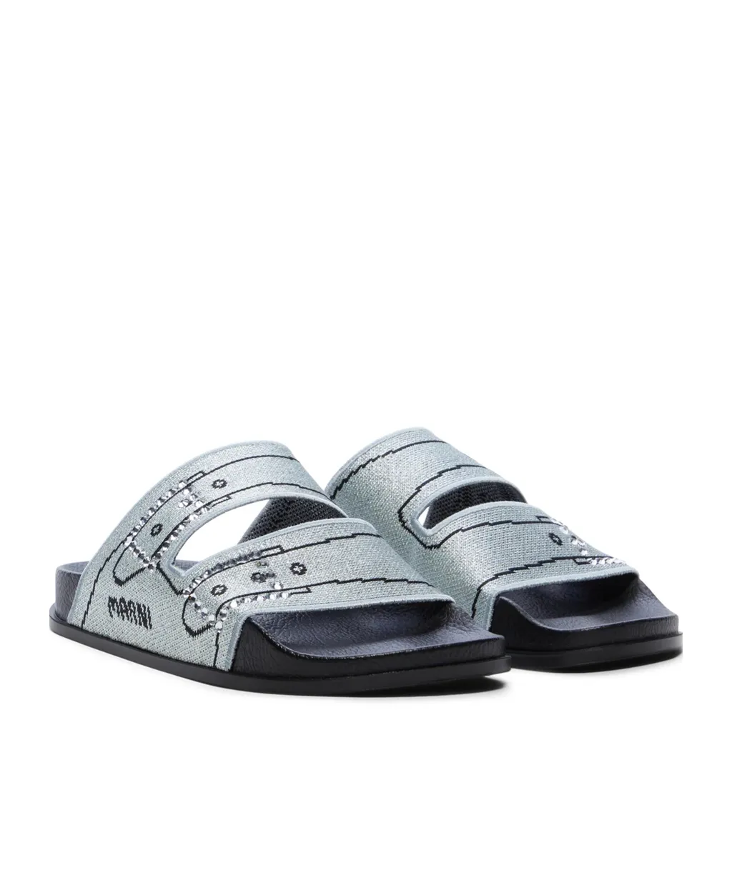 Jacquard Logo Flip-Flops