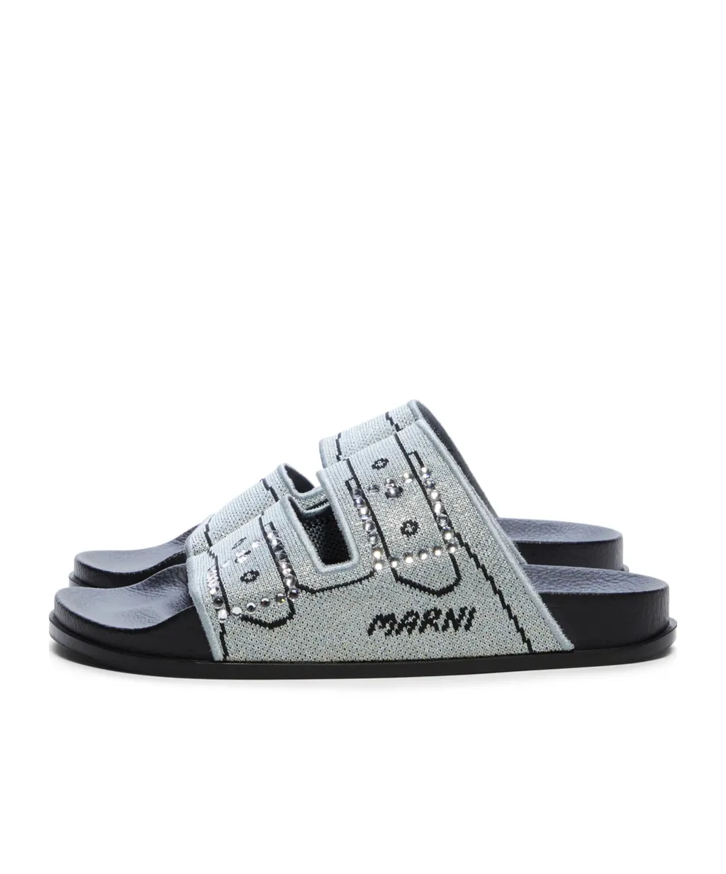 Jacquard Logo Flip-Flops