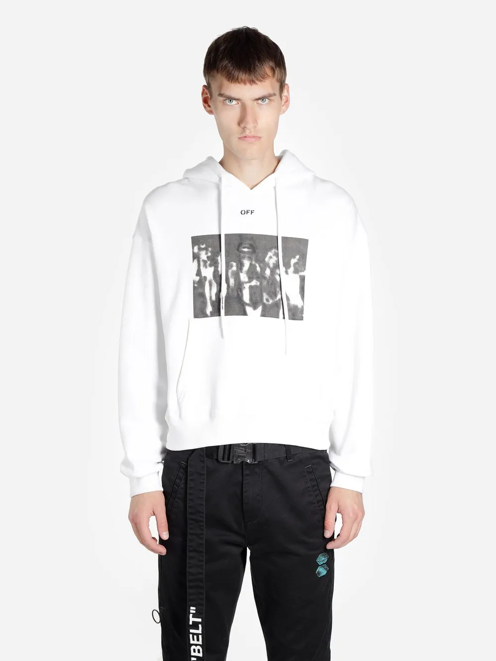 Graphic Print Logo Hoodie