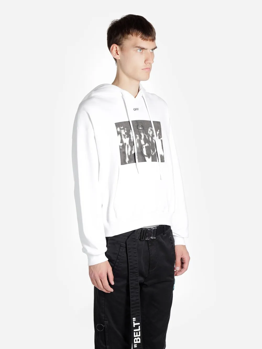 Graphic Print Logo Hoodie