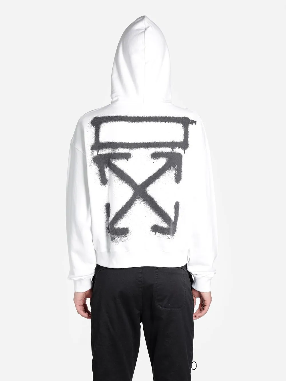 Graphic Print Logo Hoodie