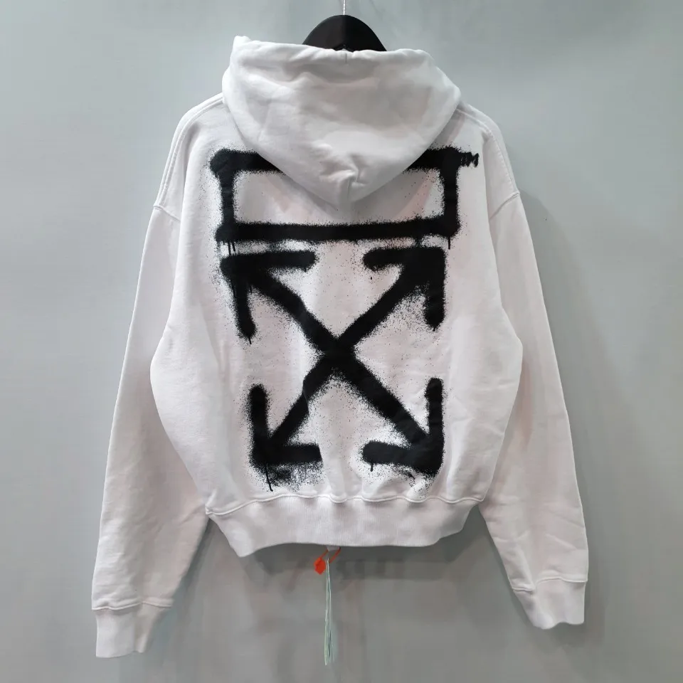 Graphic Print Logo Hoodie