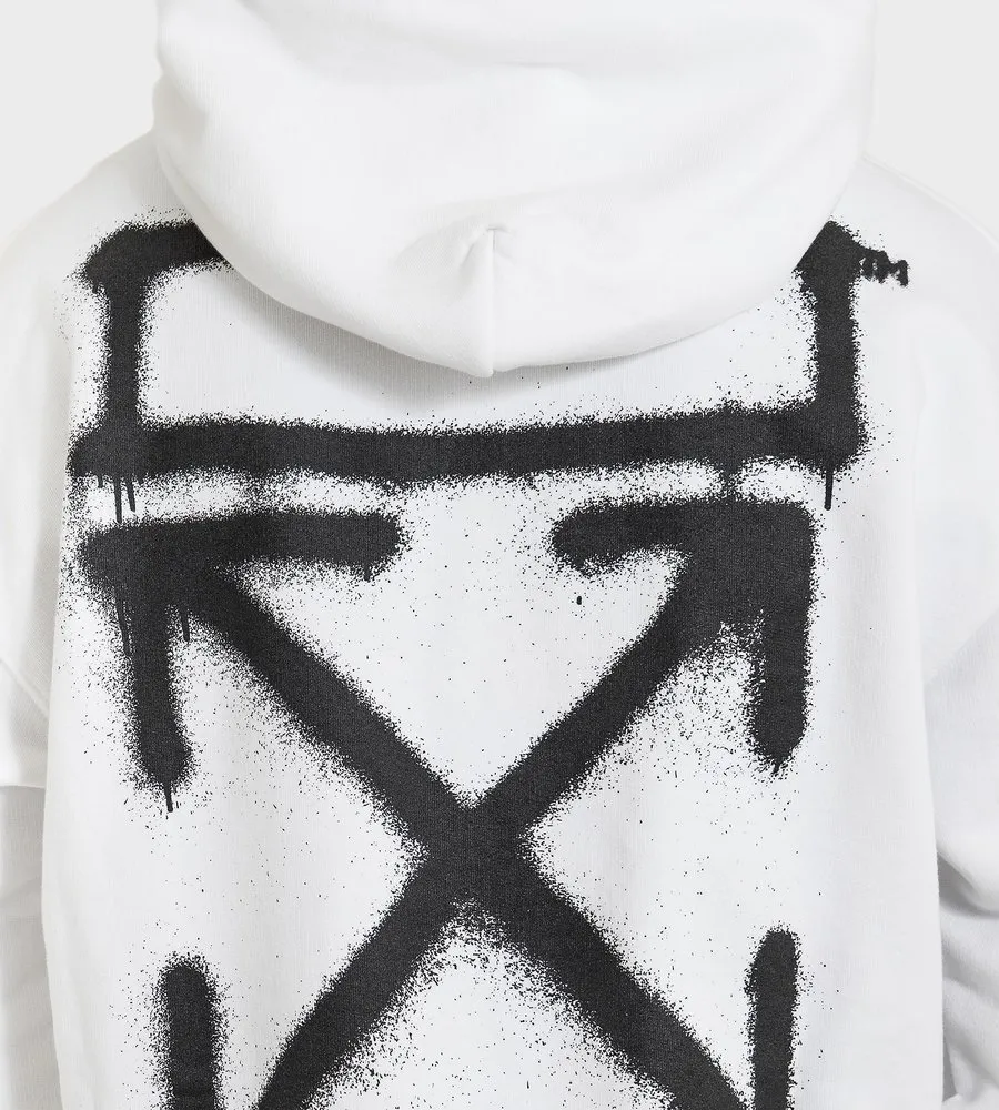 Graphic Print Logo Hoodie