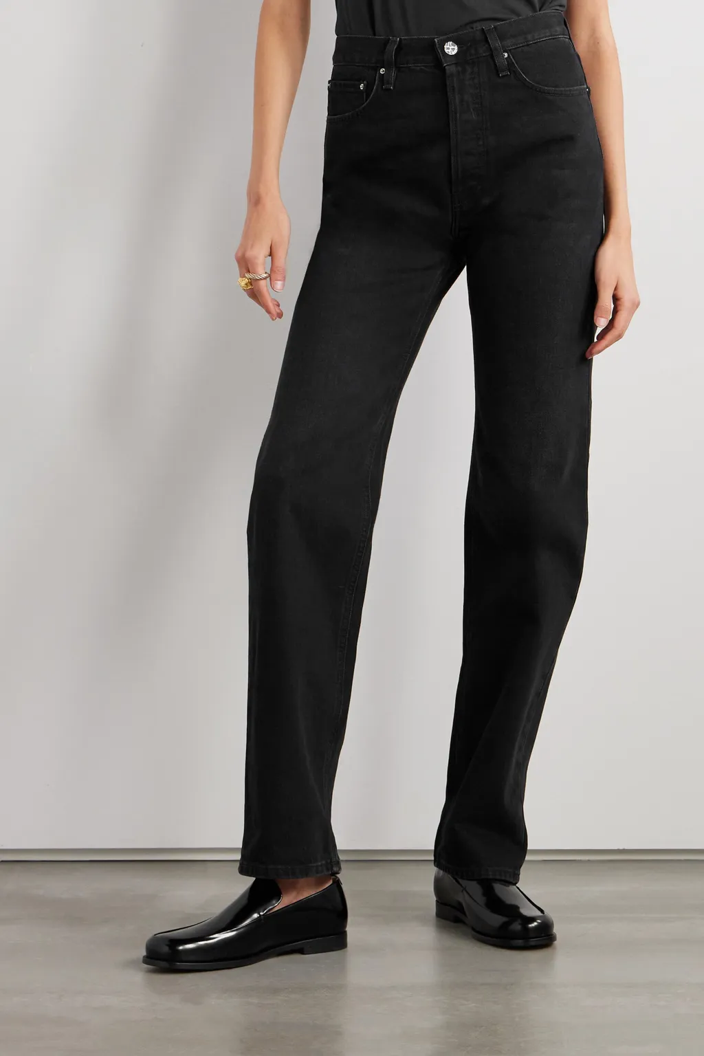 Belt Ring Denim Trousers