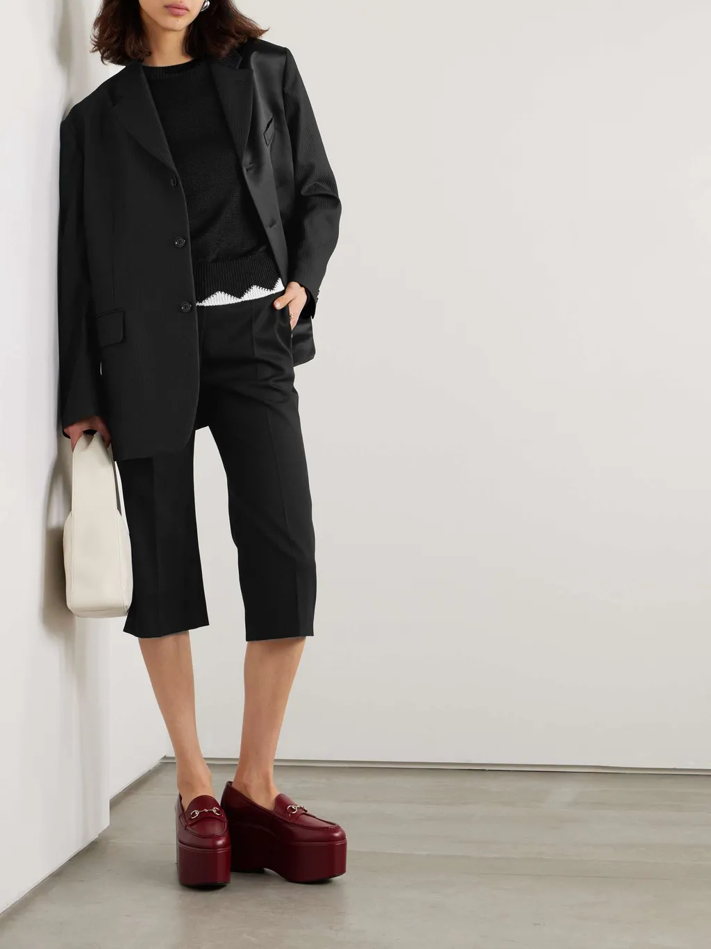 Long-Sleeved Suit Coat