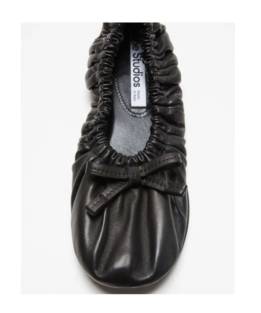 Leather Ballerina Shoes
