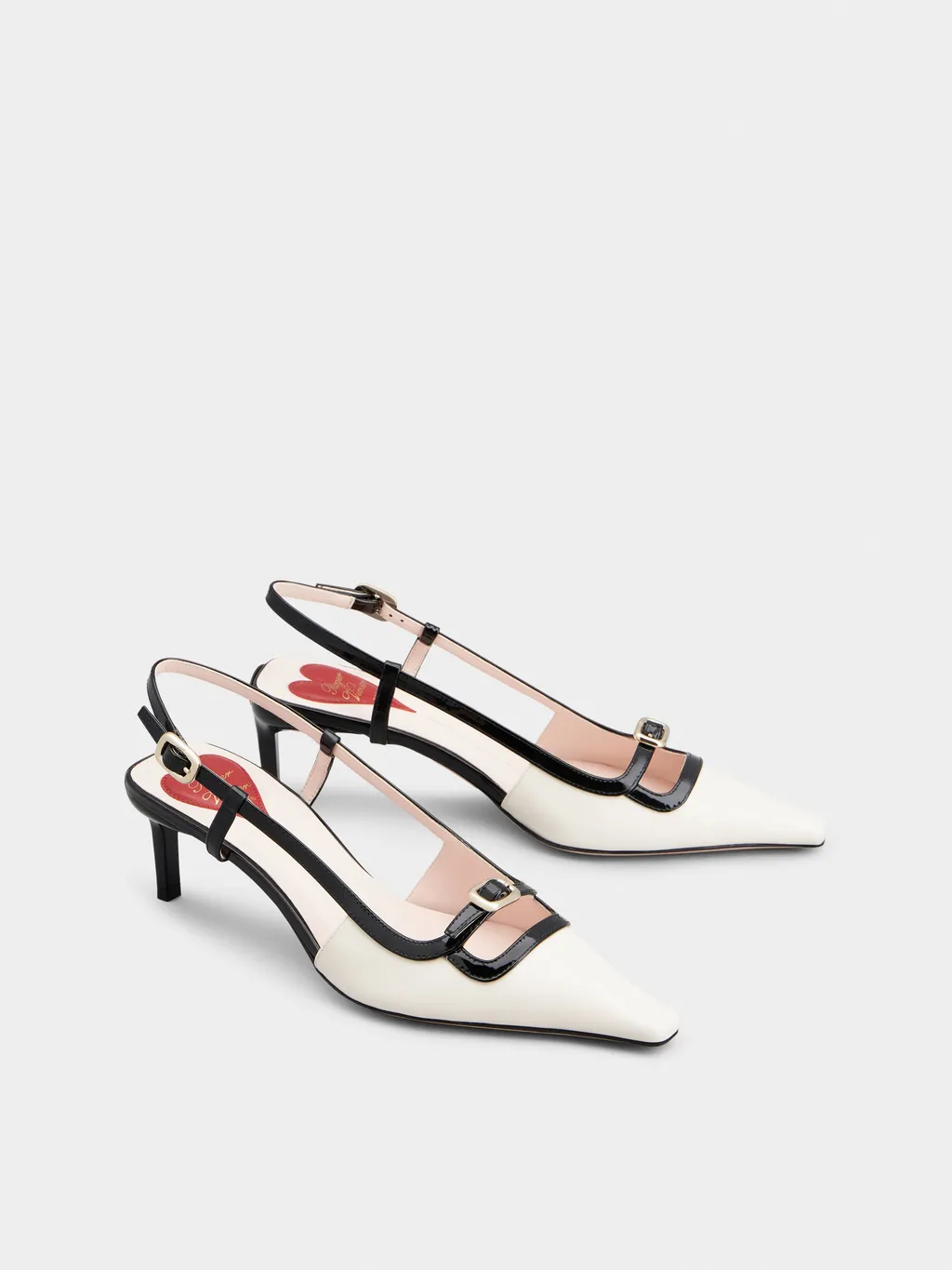 Roger Vivier Square Toe Slingback Pumps