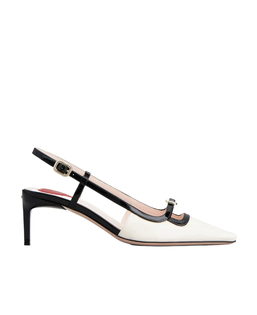 Roger Vivier Square Toe Slingback Pumps