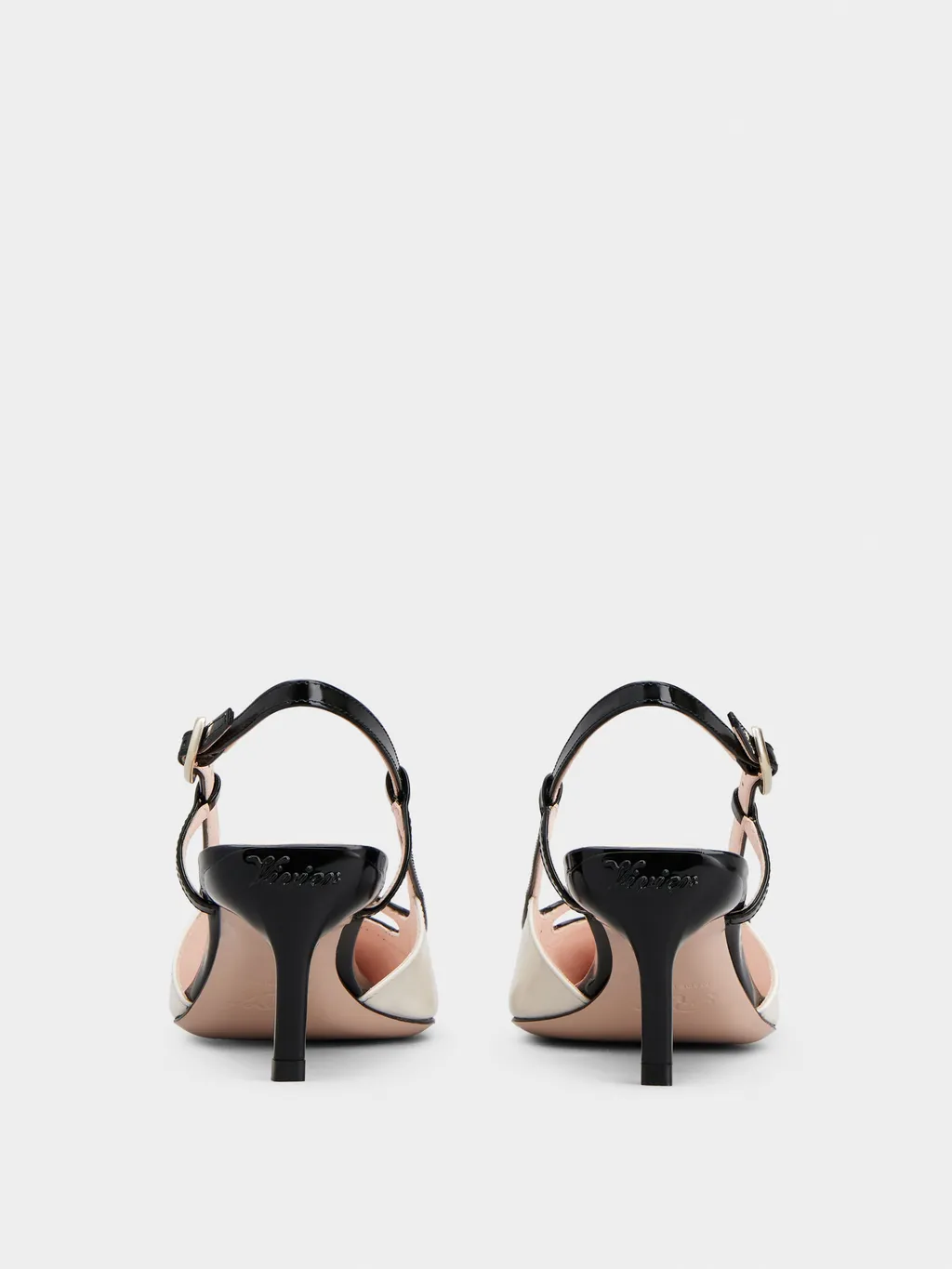 Roger Vivier Square Toe Slingback Pumps