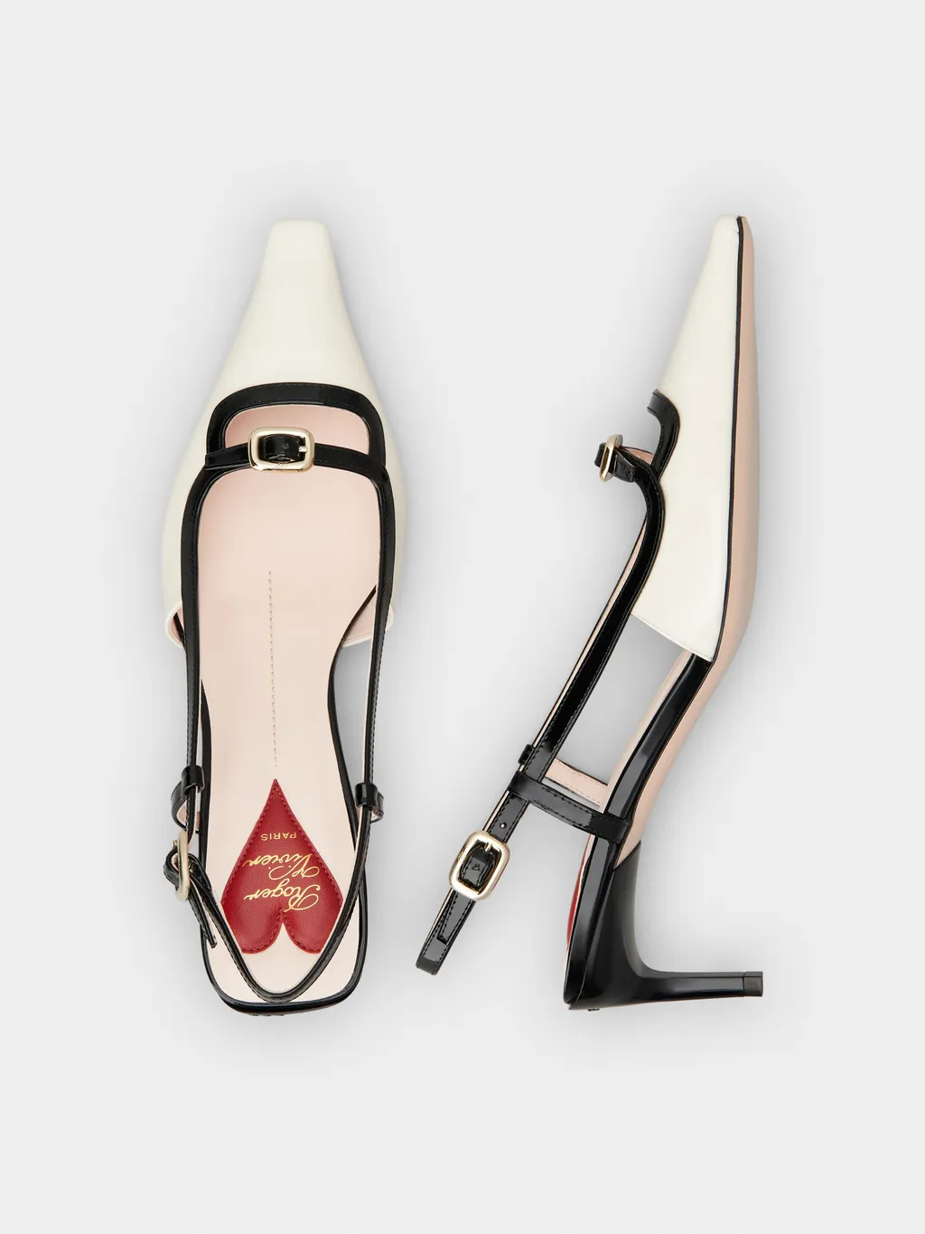 Roger Vivier Square Toe Slingback Pumps