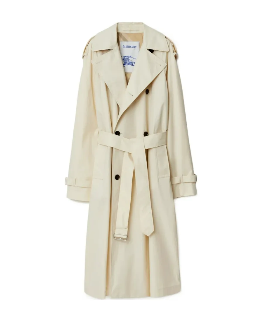 Burberry Double-Breasted Belted Trench Coat
