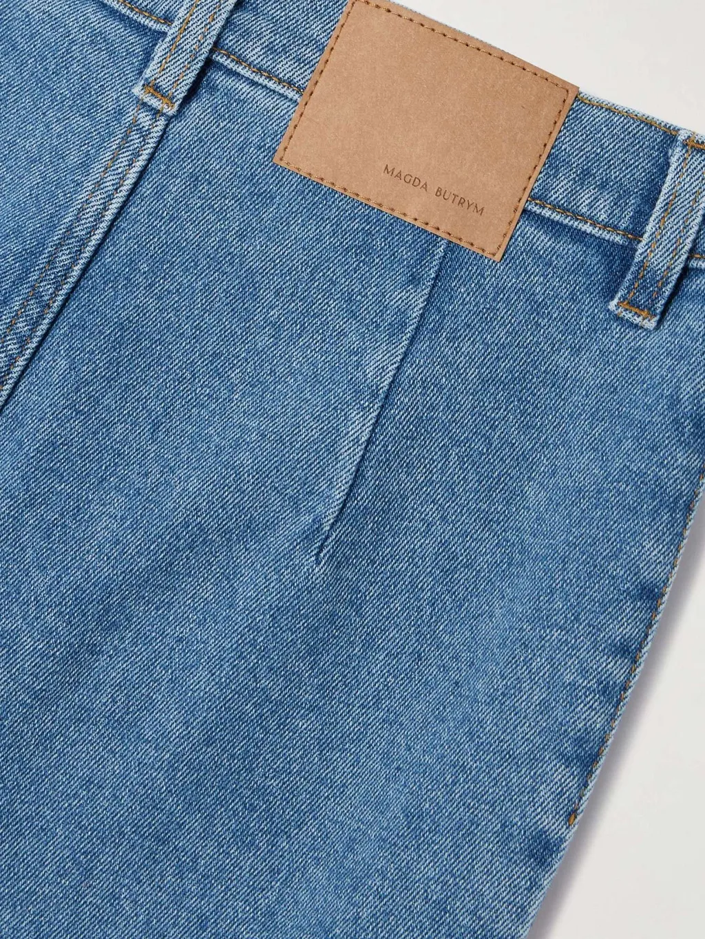 Magda Butrym Knee Length Slim-Fit Jeans