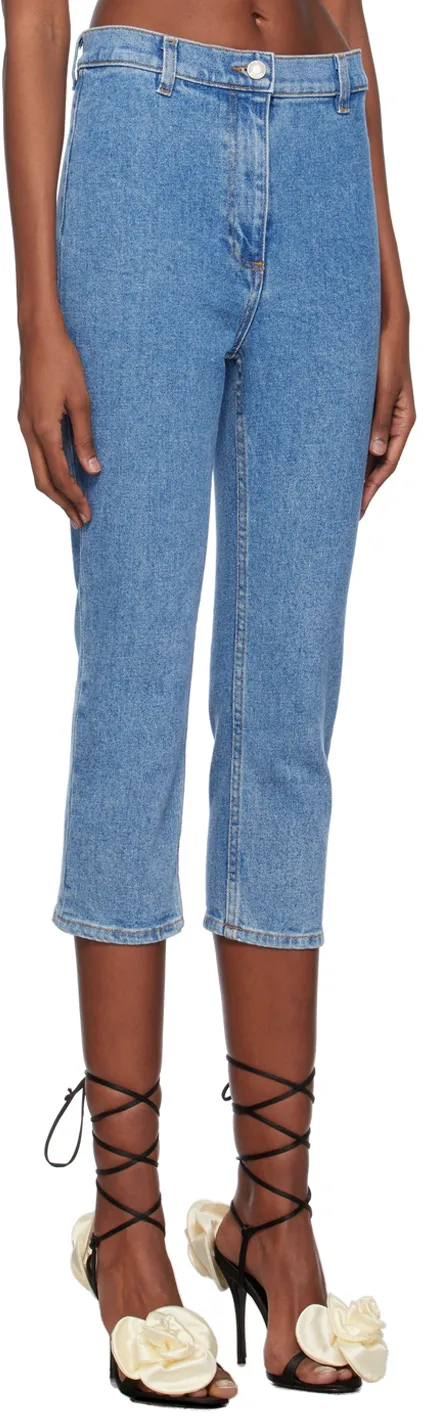 Magda Butrym Knee Length Slim-Fit Jeans