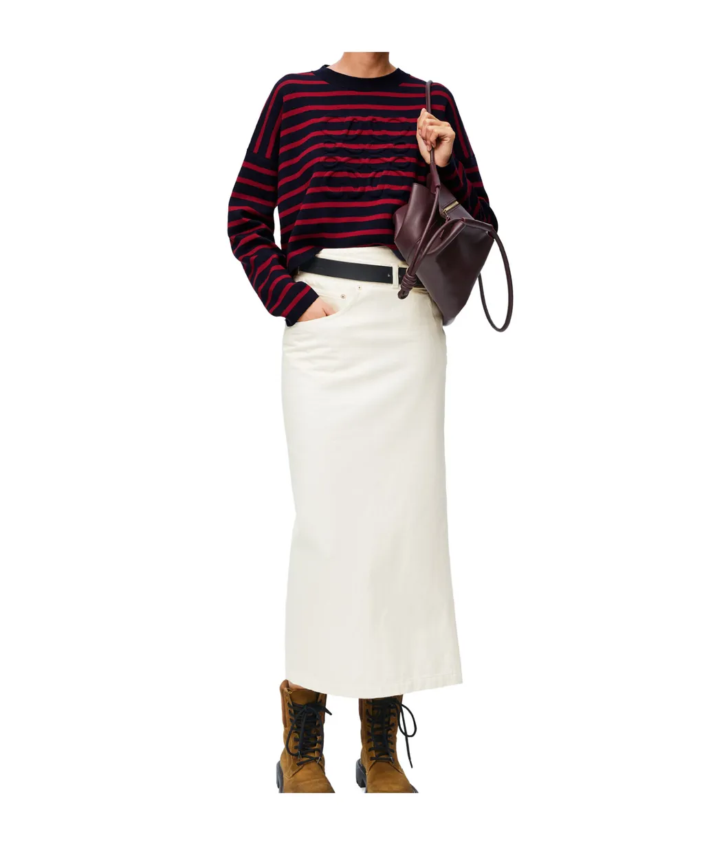 Loewe Striped Cropped Jumper