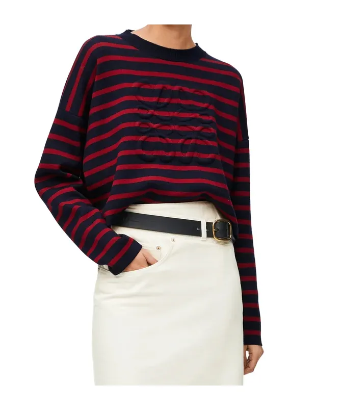 Loewe Striped Cropped Jumper