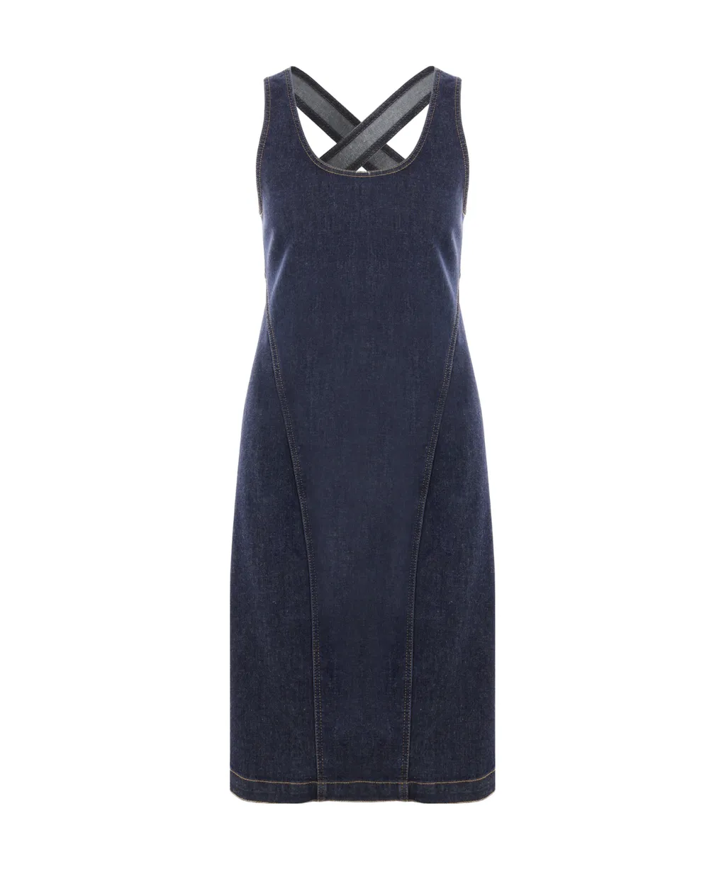 AlaÏA Sculpting Denim Dress