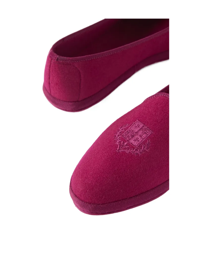 Venice Embroidered Cashmere Flat Shoes